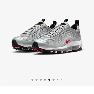 Nike Air Max 97 Silver Red Sneakers